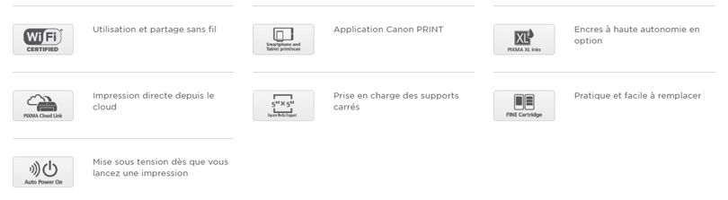 Canon-MG3053 -Caracteristiques
